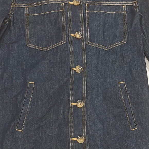 CABI Women’s Dark Blue Denim Jacket Size Medium - Picture 3 of 7